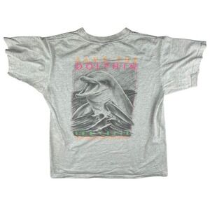 Vintage Save the Dolphins Florida single stitch 90s t-shirt Sunlover large